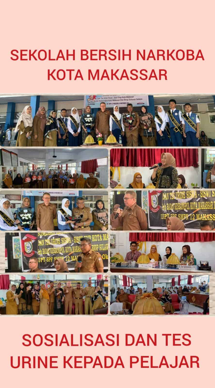 Satgas Extraordinary BNNP Sulsel melalui strategi Soft Power Aproach BNNP Sulsel Bersinergi bersama Kesbangpol Kota Makassar Perkuat ketahanan diri di Lingkungan Pendidikan