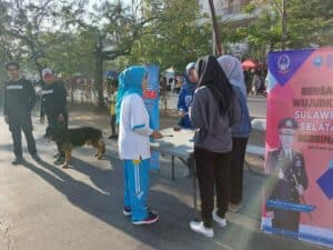 Dalam Rangka Penanganan Narkotika Secara Extraordinarycrime, TIM BNN Prov. Sulsel melaksanakan Penyuluhan Mobile P4GN serta Kampanye War On Drugs melalui Kegiatan Car Free Day Dalam Rangka Penanganan Narkotika Secara Extraordinarycrime, TIM BNN Prov. Sulsel melaksanakan Penyuluhan Mobile P4GN serta Kampanye War On Drugs melalui Kegiatan Car Free Day