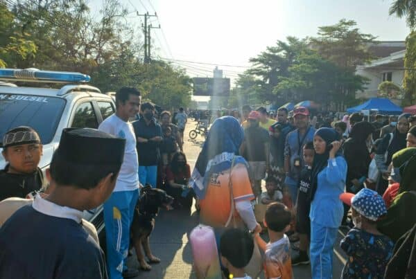 Dalam Rangka Penanganan Narkotika Secara Extraordinarycrime, TIM BNN Prov.Sulsel melaksanakan Penyuluhan Mobile P4GN serta Kampanye War On Drugs melalui Kegiatan Car Free Day