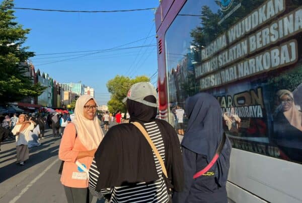 Kampanye P4GN pada Car Free Day di Jl. Boulevard Makassar
