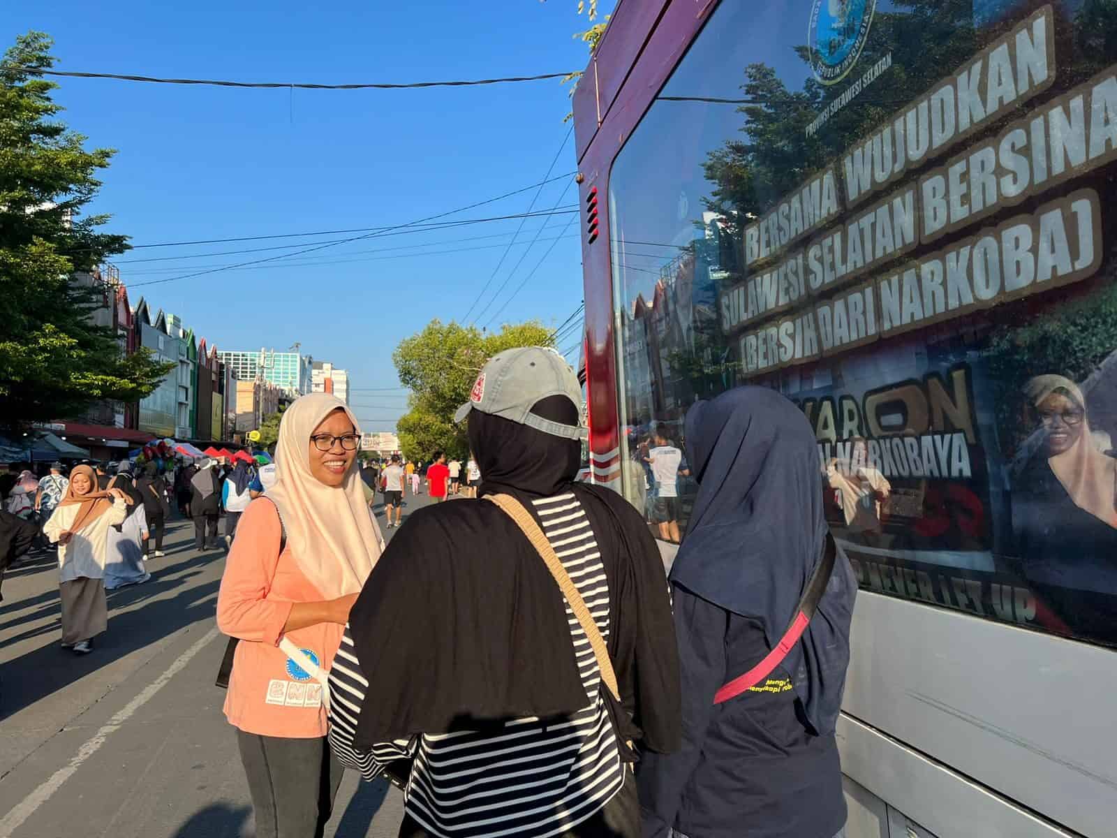 Kampanye P4GN pada Car Free Day di Jl. Boulevard Makassar Kampanye P4GN pada Car Free Day di Jl. Boulevard Makassar