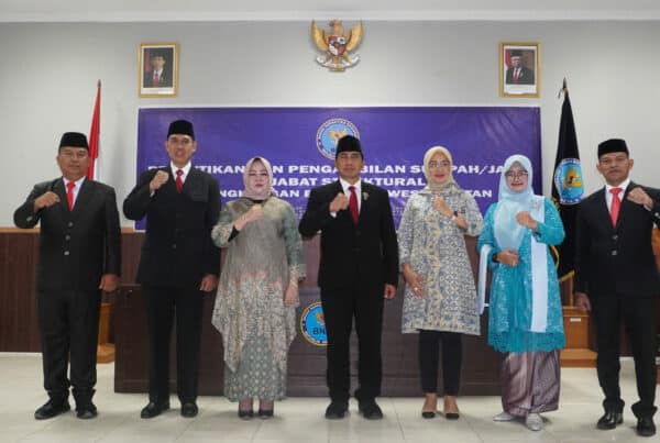 Kepala BNNP Sulawesi Selatan Melakukan Pelantikan Dan Pengambilan Sumpah/Janji Pejabat Struktural Di Lingkungan BNNP Sulawesi Selatan