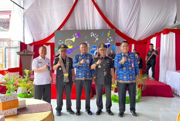Acara Serah Terima Jabatan Kepala UPT Rumah Tahanan Negara Kelas 1 Makassar