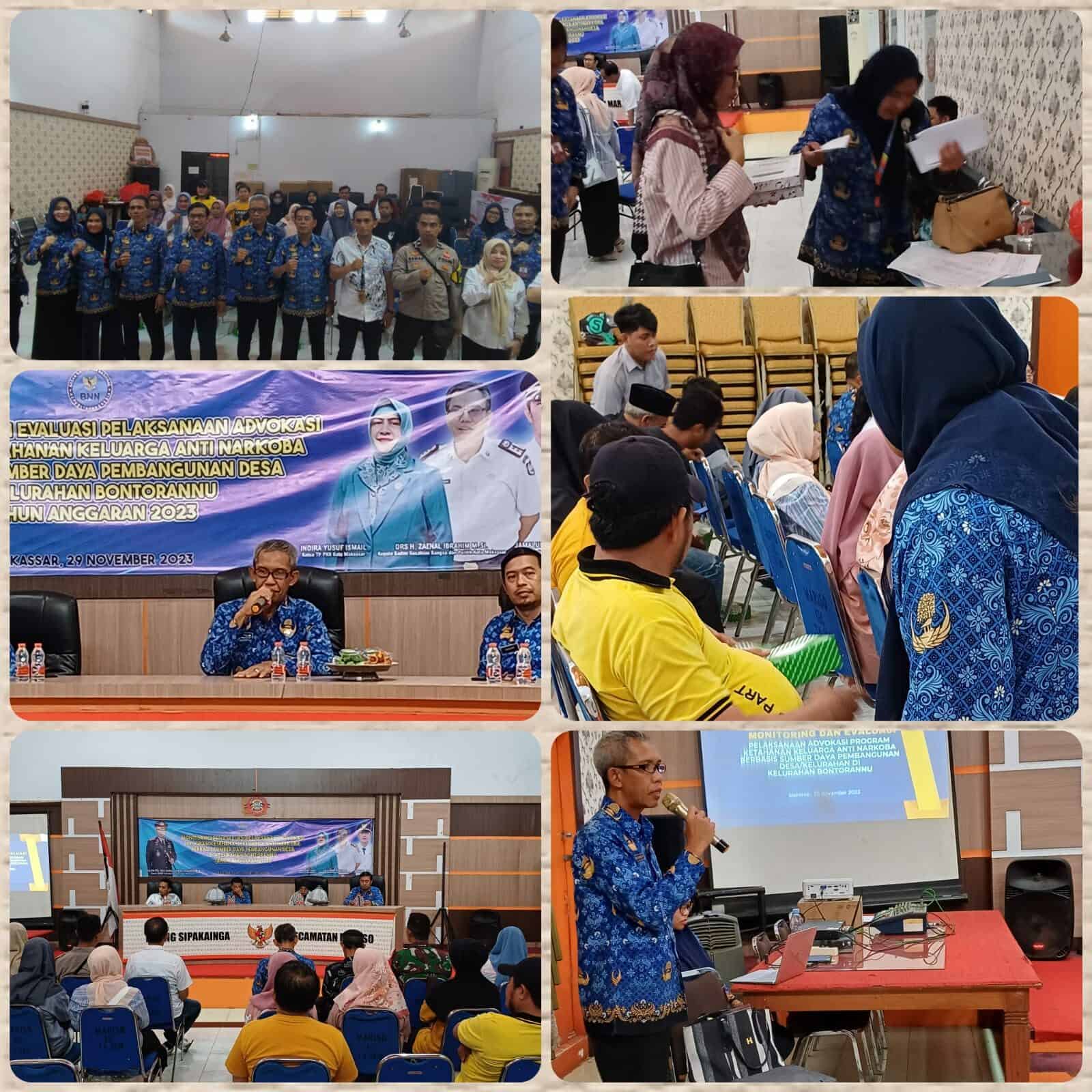 Monitoring dan Evaluasi Pelaksanaan Advokasi Program Ketahanan Keluarga Anti Narkoba Berbasis Sumber Daya Pembangunan Desa di Kelurahan Bontorannu Monitoring dan Evaluasi Pelaksanaan Advokasi Program Ketahanan Keluarga Anti Narkoba Berbasis Sumber Daya Pembangunan Desa di Kelurahan Bontorannu