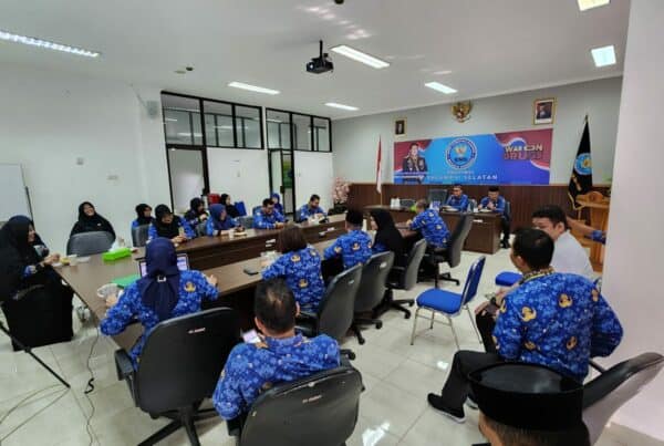 BNNP Sulawesi Selatan Mengikuti Upacara HUT KORPRI Ke-52 Tahun Secara Virtual