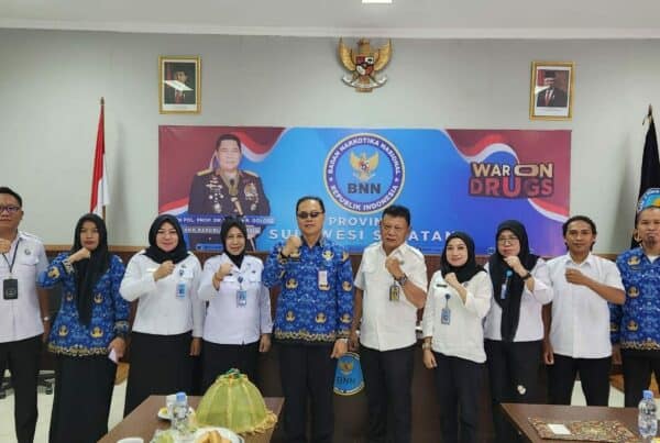 BNNP Sulsel Menerima Kunjungan Kerja BNN Kabupaten Gorontalo dan Jajaran