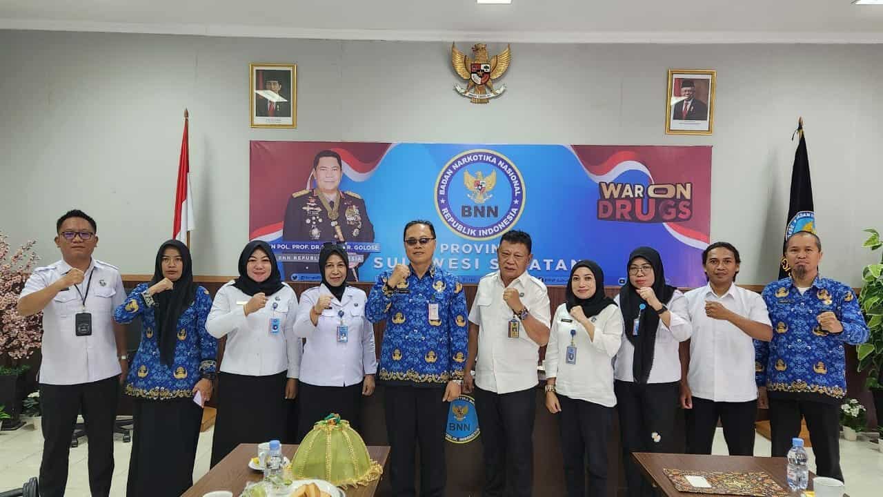 BNNP Sulsel Menerima Kunjungan Kerja BNN Kabupaten Gorontalo dan Jajaran BNNP Sulsel Menerima Kunjungan Kerja BNN Kabupaten Gorontalo dan Jajaran