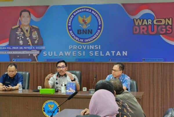Deputi Pencegahan BNN RI Melakukan Monitoring dan Evaluasi Bidang Pencegahan di BNNP Sulawesi Selatan