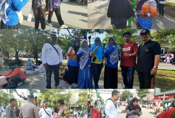 Kampanye P4GN pada Car Free Day di Jl. Boulevard dan Jl. Jend. Sudirman Makassar