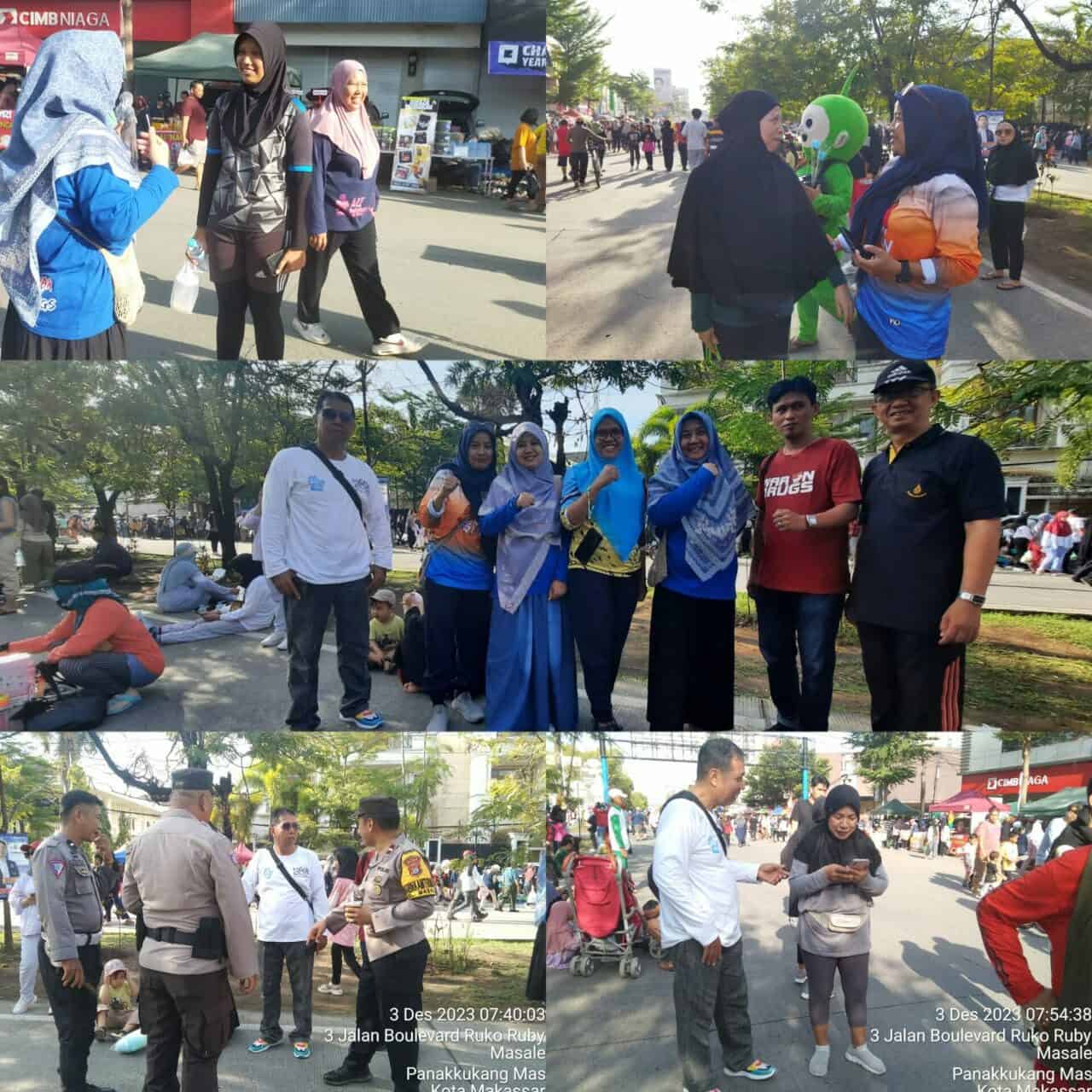 Kampanye P4GN pada Car Free Day di Jl. Boulevard dan Jl. Jend. Sudirman Makassar Kampanye P4GN pada Car Free Day di Jl. Boulevard dan Jl. Jend. Sudirman Makassar