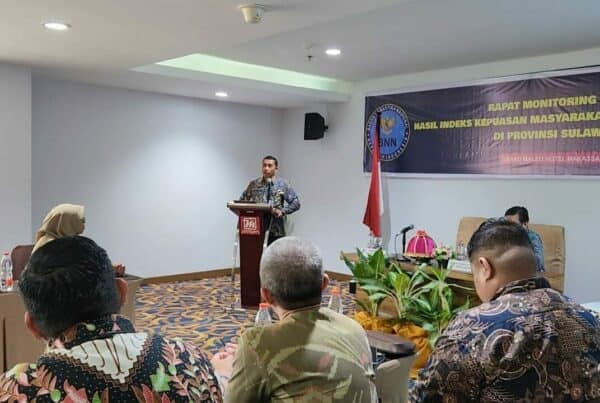 BNNP SULAWESI SELATAN MELAKSANAKAN RAPAT MONEV PELAPORAN DATA INDEKS KEPUASAN MASYARAKAT (IKM) DI PROVINSI SULAWESI SELATAN T.A 2023