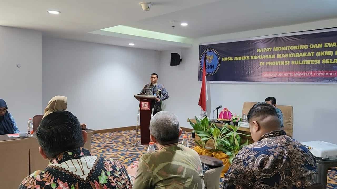 BNNP SULAWESI SELATAN MELAKSANAKAN RAPAT MONEV PELAPORAN DATA INDEKS KEPUASAN MASYARAKAT (IKM) DI PROVINSI SULAWESI SELATAN T.A 2023 BNNP SULAWESI SELATAN MELAKSANAKAN RAPAT MONEV PELAPORAN DATA INDEKS KEPUASAN MASYARAKAT (IKM) DI PROVINSI SULAWESI SELATAN T.A 2023