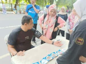 Kepala BNNP Sulsel Kampanye P4GN dan Olah Raga di Car Free Day Jl. Jenderal Sudirman Makassar