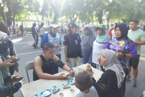 Kepala BNNP Sulsel Kampanye P4GN dan Olah Raga di Car Free Day Jl. Jenderal Sudirman Makassar