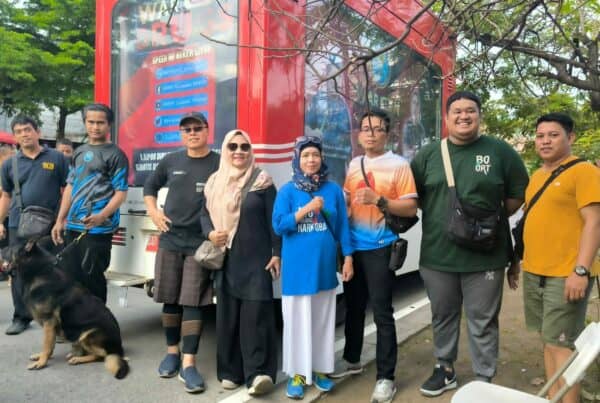 BNNP Sulsel Kampanye P4GN dan Olah Raga di Lokasi Car Free Day Jl. Boulevard Makassar