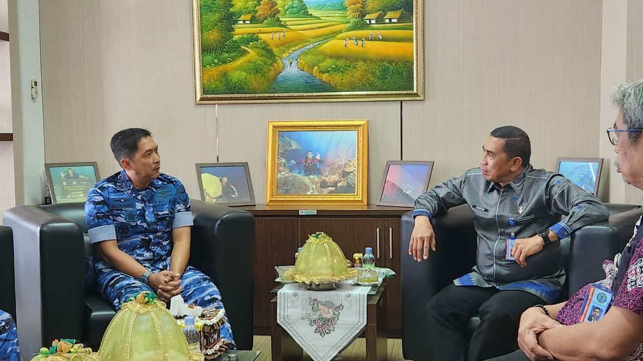WUJUD SINERGITAS P4GN, KEPALA BNNP SULAWESI SELATAN MENERIMA KUNJUNGAN KERJA KOMANDAN LANUD SULTAN HASANUDDIN