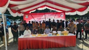 Dalam Rangka Sinergitas P4GN, Kepala BNNP Sulsel Menghadiri Kegiatan Pemusnahan Narkotika Ditresnarkoba Polda Sulsel