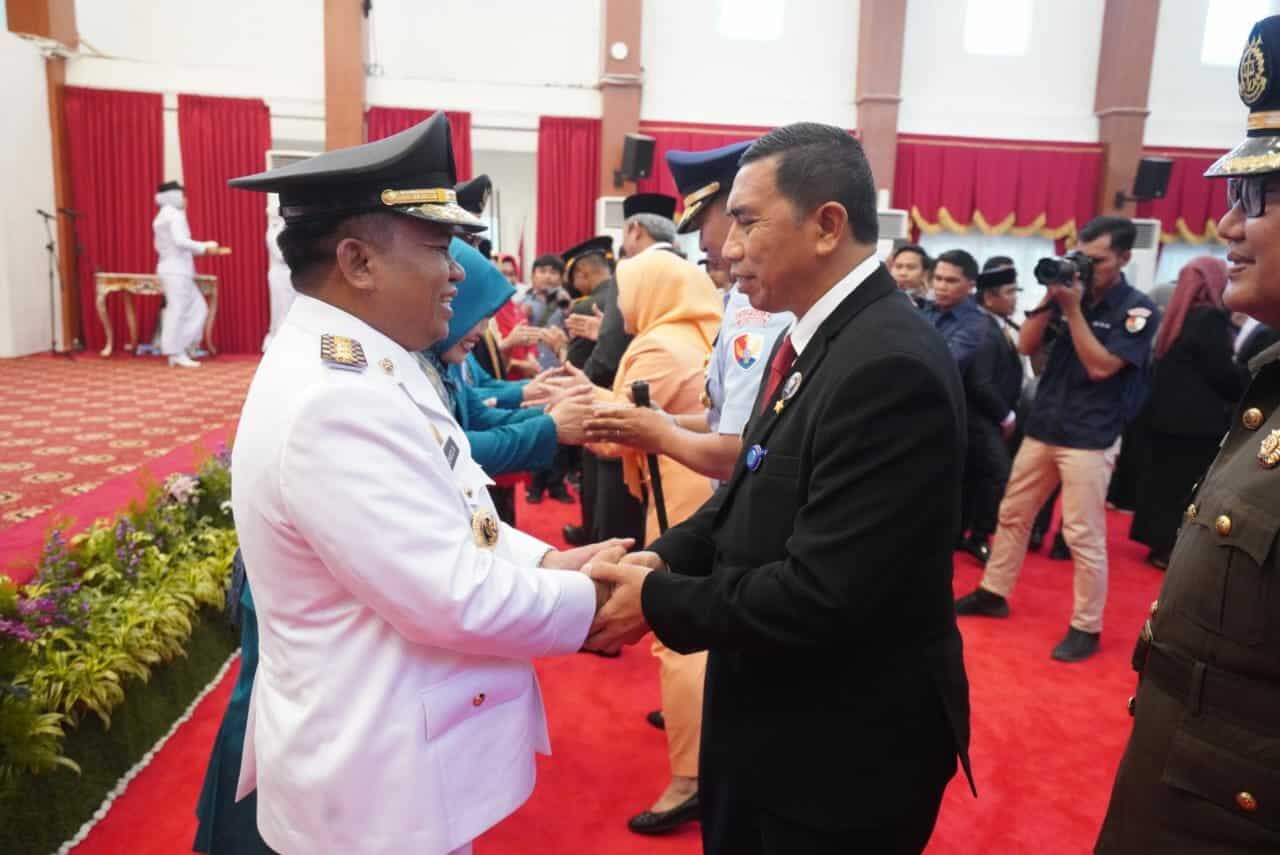 KEPALA BNNP SULAWESI SELATAN MENGHADIRI UNDANGAN PENGAMBILAN SUMPAH DAN PELANTIKAN PENJABAT BUPATI JENEPONTO DAN PENJABAT BUPATI SIDRAP