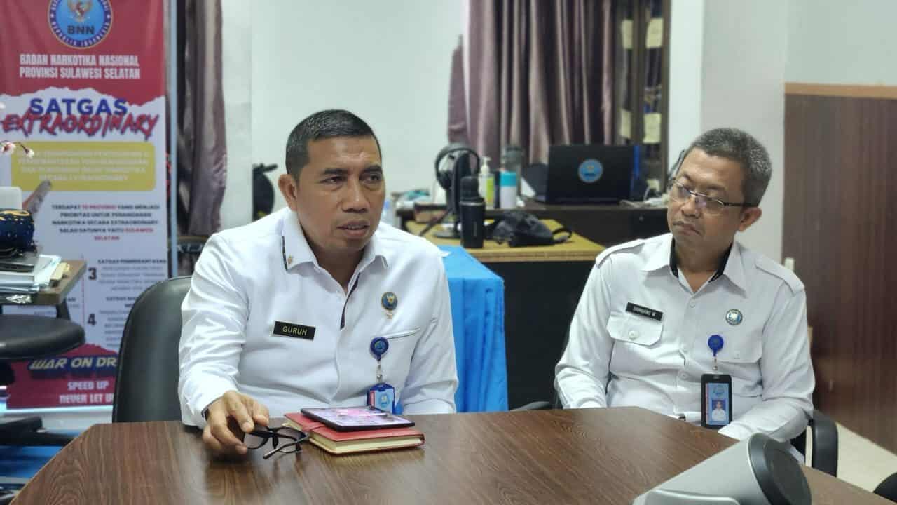 Rapat Tim Kerja BNN Provinsi Sulawesi Selatan Menuju Sulsel Bersinar (Bersih Narkoba)