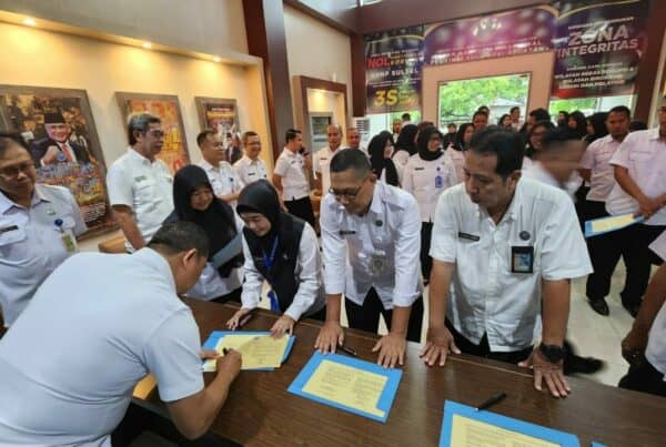 SELURUH PERSONEL BNNP SULAWESI SELATAN MELAKUKAN PENANDATANGANAN PAKTA INTEGRITAS TAHUN ANGGARAN 2024