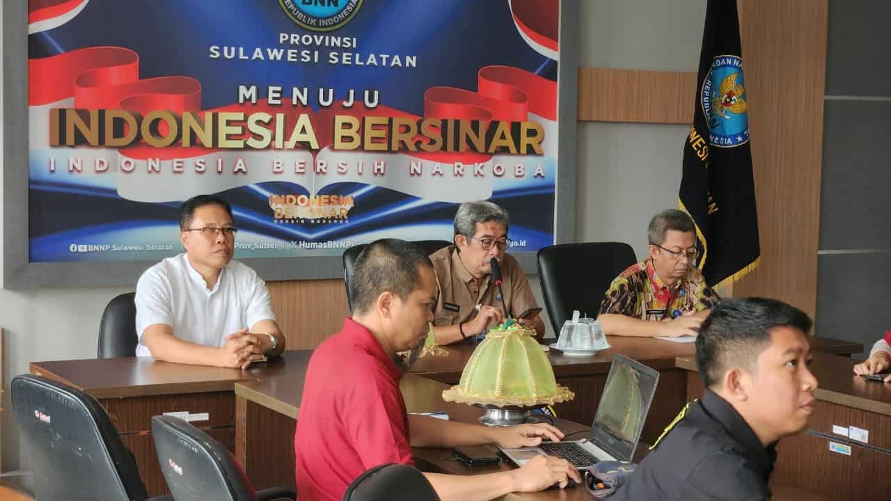 Rapat Penyusunan Laporan RAN P4GN Periode B12 Tahun 2023 Secara Virtual