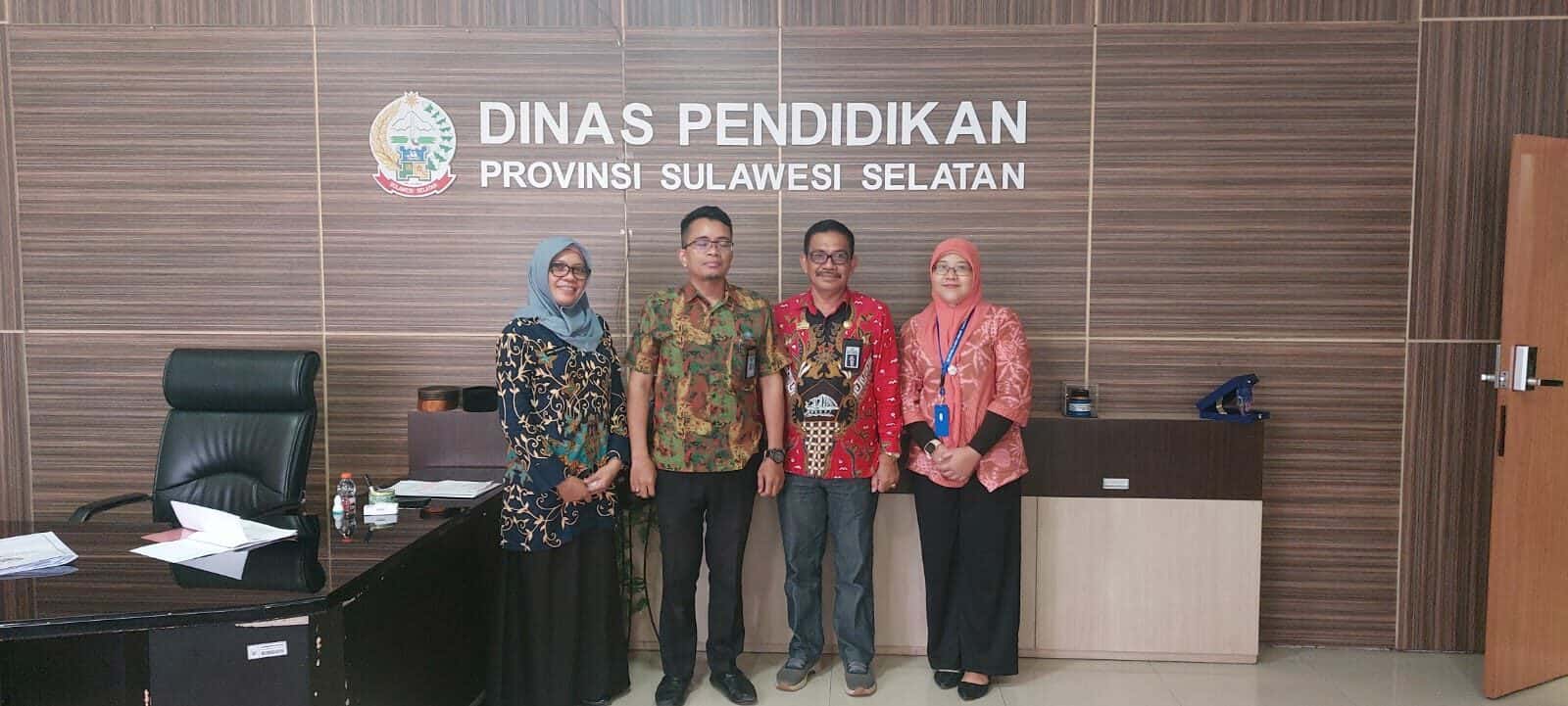 WUJUDKAN SEKOLAH BERSINAR TINGKAT SMA DAN SMK, BNNP SULSEL LAKUKAN KOORDINASI KE KESBANGPOL SULSEL