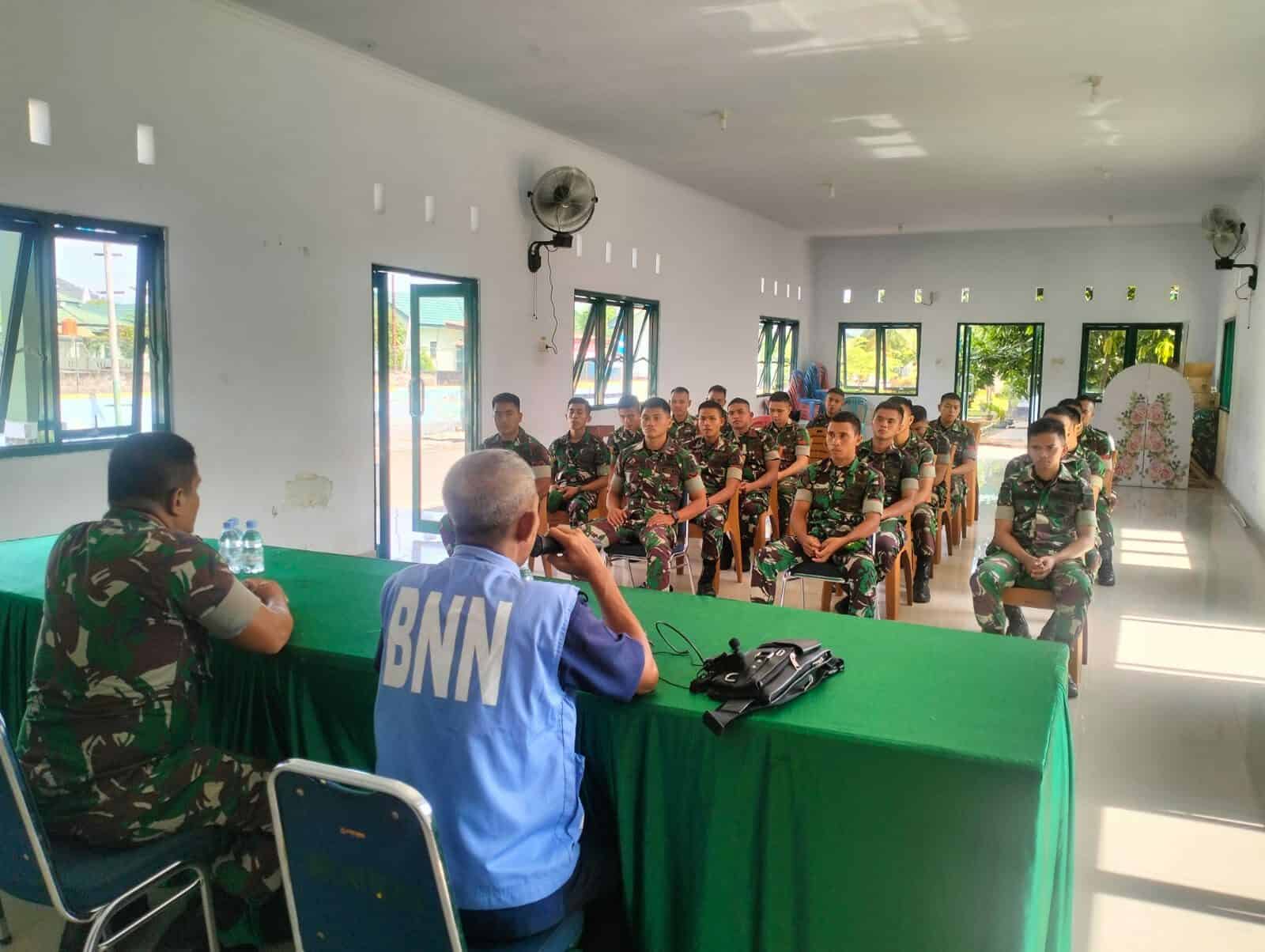 SOSIALISASI P4GN DI LINGKUNGAN MAKO BATALYON INFANTERI 721/MAKKASAU BERSINAR