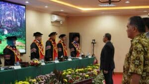 Kepala BNNP Sulawesi Selatan Mengikuti Sidang Promosi Doktor Ilmu Pemerintahan Sekolah Pascasarjana Institut Dalam Negeri
