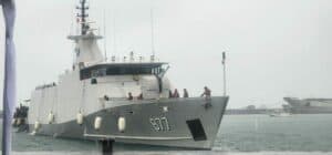 Kasi Intel BNNP Sulawesi Selatan Hadiri Penyambutan KRI Marlin-877 Di Makassar