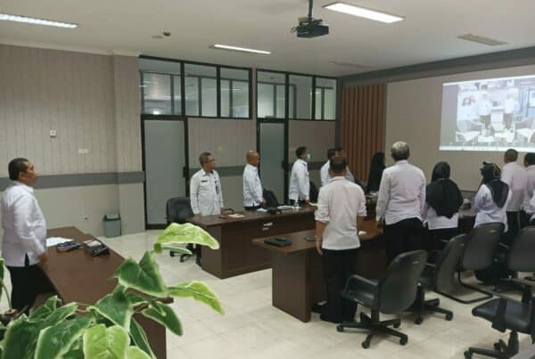BNNP Sulawesi Selatan Mengikuti Kegiatan Bimbingan Teknis Penerapan Manajemen Risiko di Lingkungan BNN Secara Virtual