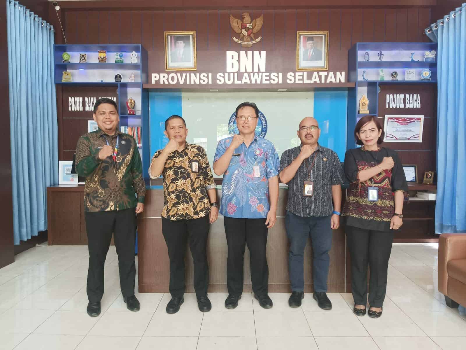 BNNP Sulawesi Selatan Menerima Kunjungan Tim Badan Kepegawaian Negara Regional Makassar BNNP Sulawesi Selatan Menerima Kunjungan Tim Badan Kepegawaian Negara Regional Makassar