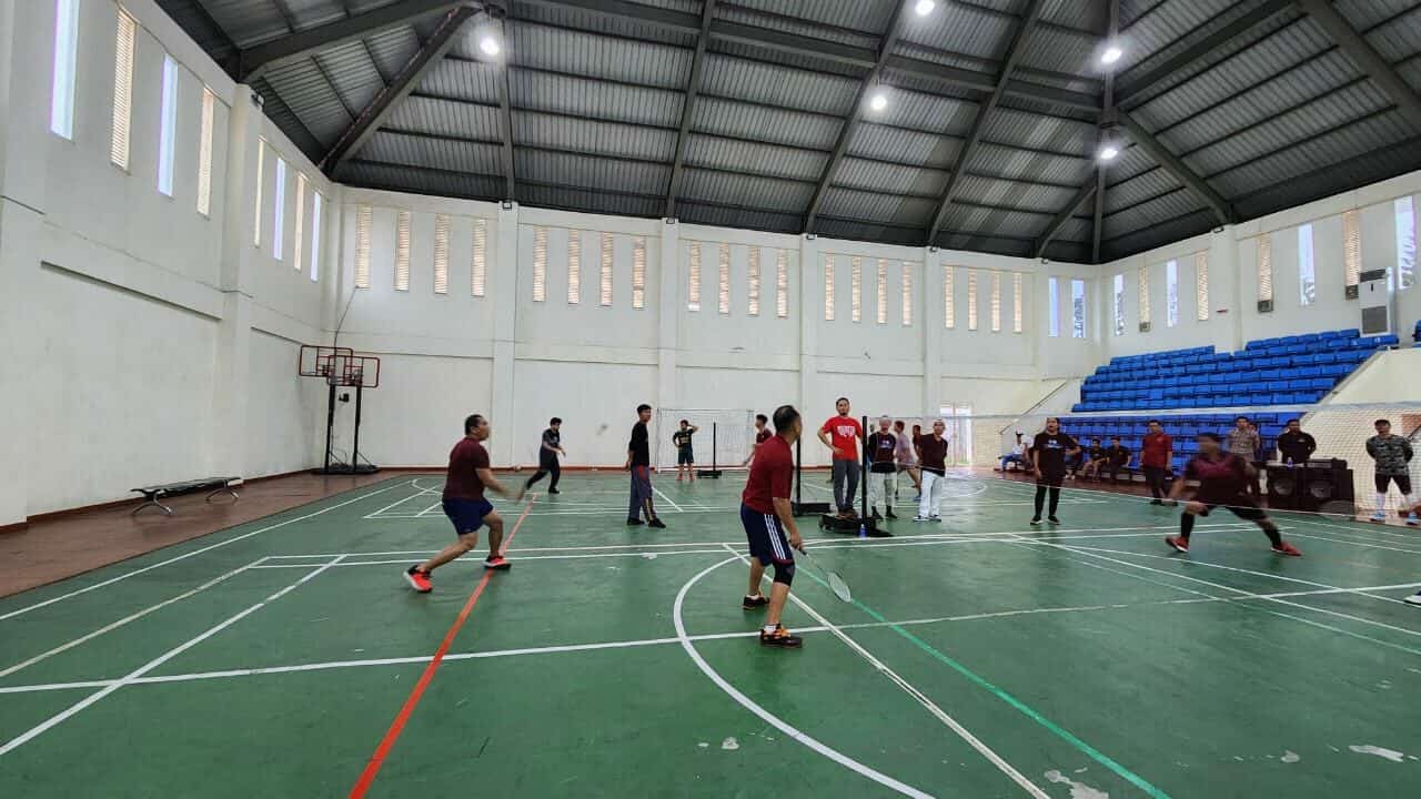 Olahraga Bersama Anti Narkoba BNNP Sulsel Bersama Balai Rehabilitasi BNN Baddoka