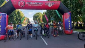 BNNP Sulawesi Selatan Berpartisipasi dalam Funbike HUT POMAL ke 78