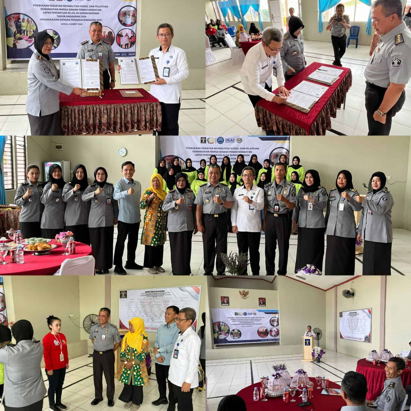 BNNP Sulawesi Selatan Menghadiri Pembukaan Kegiatan Rehabilitasi Sosial Dan Pelatihan Kemandirian Warga Binaan Pemasyarakatan Lapas Perempuan Kelas IIA Sungguminasa Tahun 2024 BNNP Sulawesi Selatan Menghadiri Pembukaan Kegiatan Rehabilitasi Sosial Dan Pelatihan Kemandirian Warga Binaan Pemasyarakatan Lapas Perempuan Kelas IIA Sungguminasa Tahun 2024
