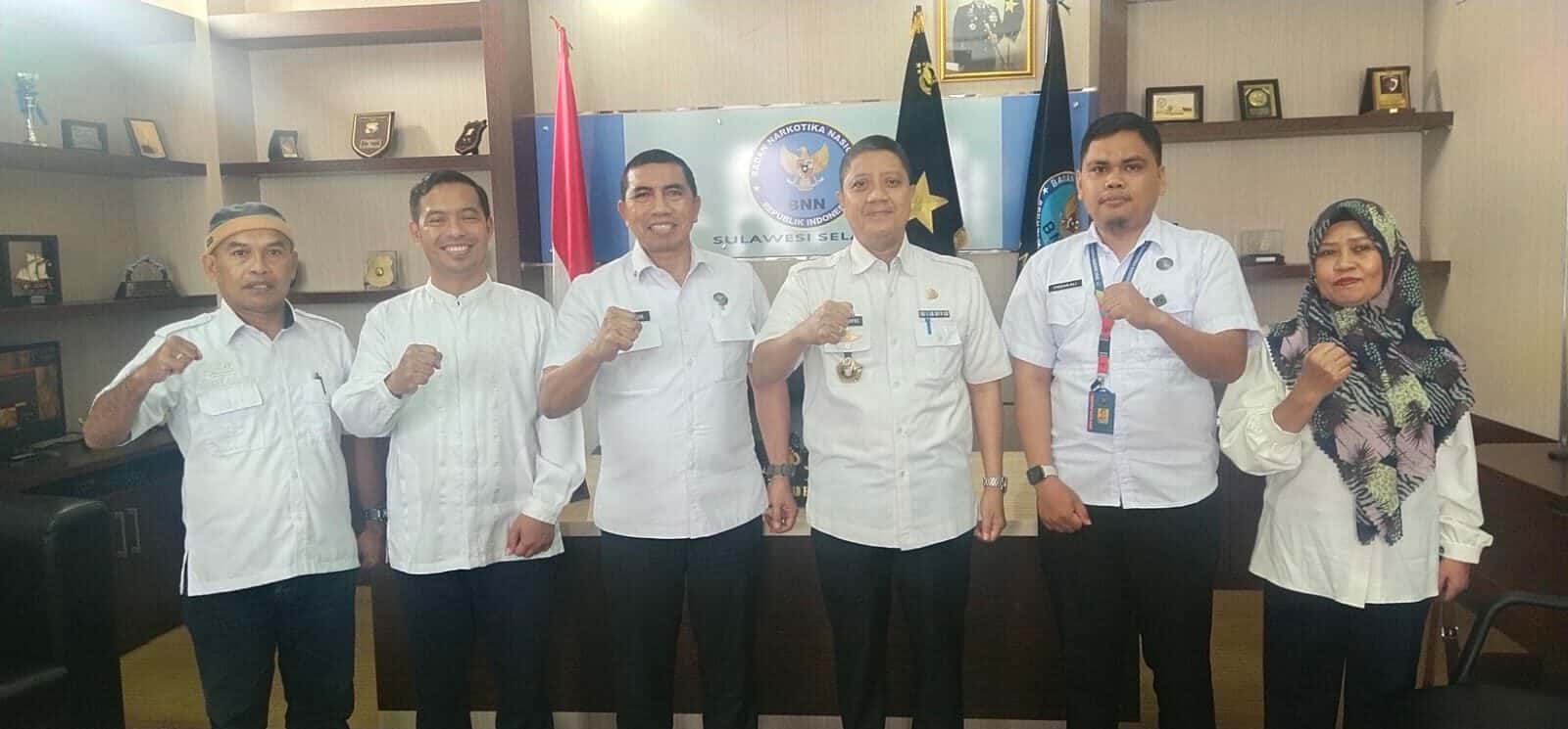 Percepat Pembentukan BNN Kota Makassar, Kepala BNNP Sulsel Terima Kunjungan Kesbangpol Kota Makassar