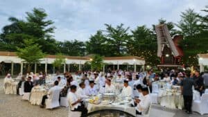 KOMPAK DALAM SINERGITAS, KEPALA BNN PROV. SULAWESI SELATAN DIDAMPINGI KETUA DWP BNNP SULAWESI SELATAN HADIRI BUKA PUASA BERSAMA DENGAN FORKOPIMDA SULSEL