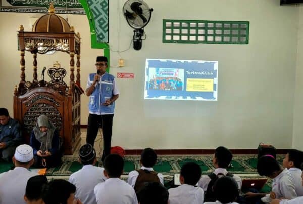 Sosialisasi P4GN Pada Kegiatan Amaliah Ramadhan 1445 H di SMP Negeri 3 Palopo