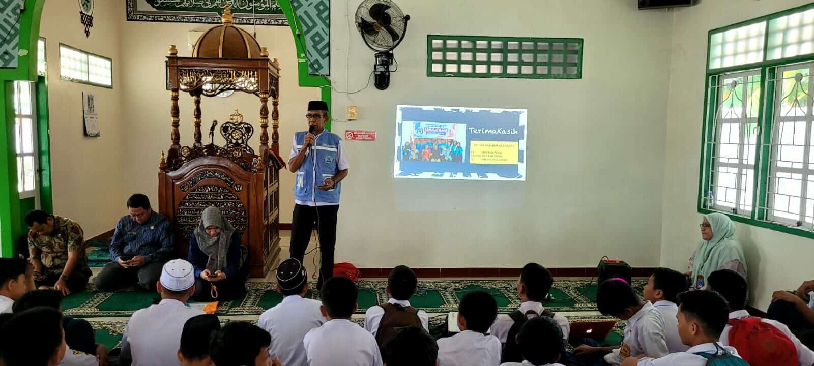 Sosialisasi P4GN Pada Kegiatan Amaliah Ramadhan 1445 H di SMP Negeri 3 Palopo