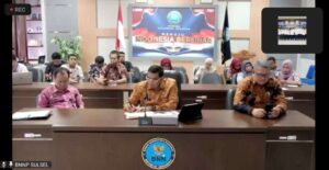BNNP Sulawesi Selatan Mengikuti Kegiatan Rapat Pimpinan (Rapim) Bulanan BNN RI Secara Virtual Periode April 2024