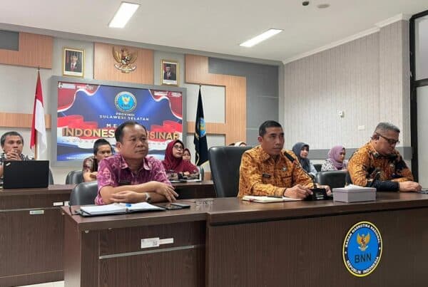 BNNP Sulawesi Selatan Mengikuti Kegiatan Rapat Pimpinan (Rapim) Bulanan BNN RI Secara Virtual Periode April 2024