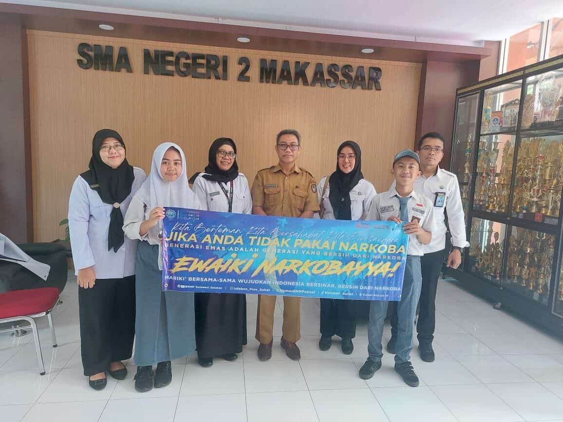 KOORDINASI KESEKOLAH-SEKOLAH TENTANG TINDAK LANJUT HIMBAUAN KEPALA DINAS PENDIDIKAN PROV. SULSEL TERKAIT PEMUTARAN LAGU MARS BNN ANTI NARKOBA