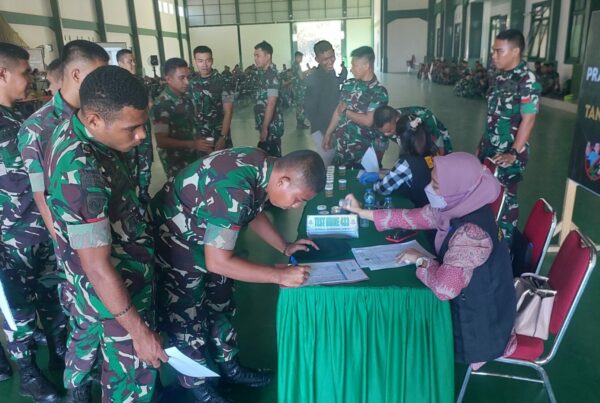 SOSIALISASI PENCEGAHAN PENYALAHGUNAAN DAN PEREDARAN GELAP NARKOBA DAN DETEKSI DINI ANGGOTA TNI