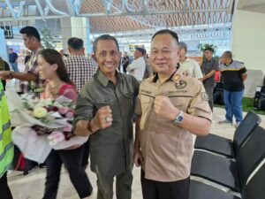 WUJUD SINERGITAS P4GN,BNNP SULAWESI SELATAN SAMBUT KEHADIRAN PENJABAT GUBERNUR SULSEL YANG BARU DILANTIK