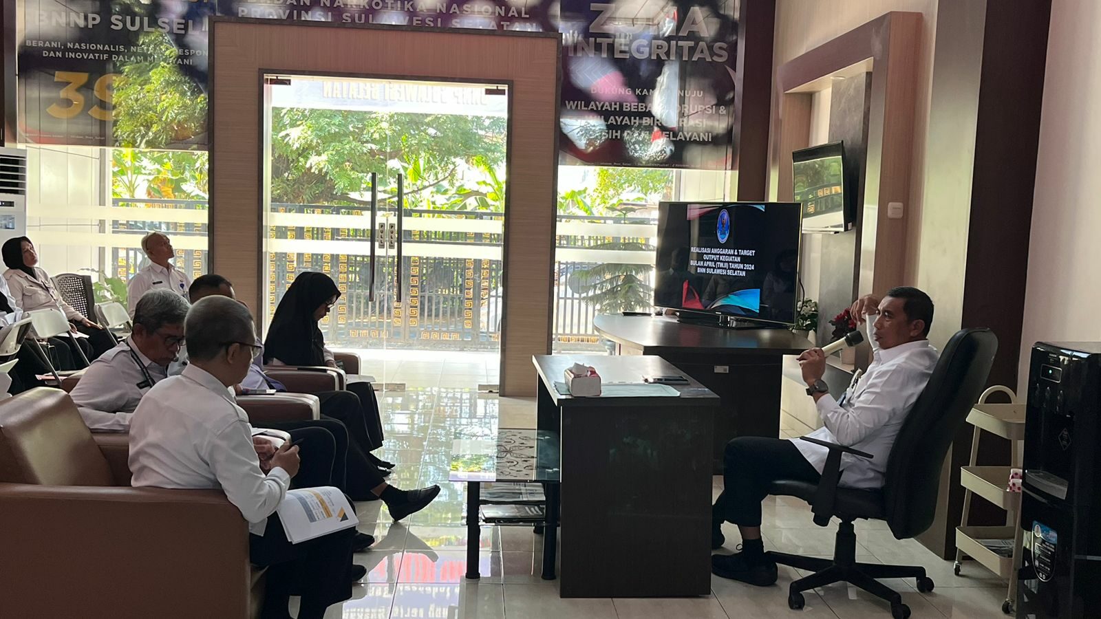 BNNP SULAWESI SELATAN MELAKSANAKAN RAPAT MONEV BULAN APRIL TRIWULAN II TAHUN ANGGARAN 2024