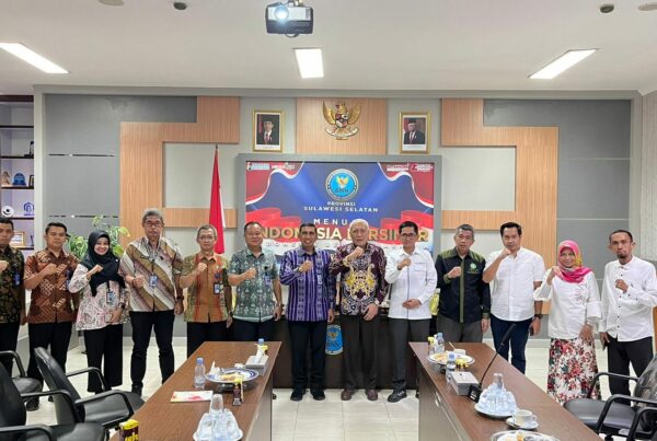 KEPALA BNNP SULAWESI SELATAN BERSAMA JAJARAN MENERIMA KUNJUNGAN KEMENDIKBUDRISTEK LLDIKTI IX