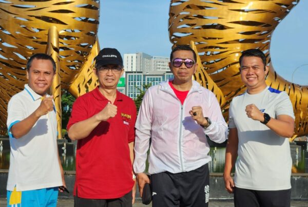 OLAHRAGA JALAN SEHAT ANTI NARKOBA PERSONIL BNNP SULSEL AKHIR MEI 2024