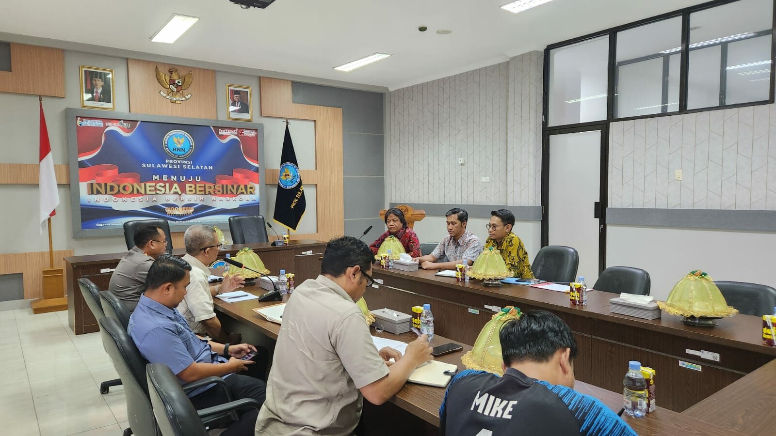 BNNP Sulawesi Selatan Menerima Kunjungan Kepala Biro PHSK LPSK RI
