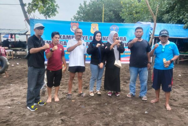 Kampanye P4GN Bersama LANHA Universitas Sawerigading Makassar di Kawasan Wisata Tanjung Anging Mammiri Makassar