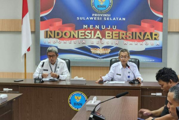 BNNP SULSEL MELAKSANAKAN RAPAT PELAKSANAAN KEGIATAN PASCA HANI 2024