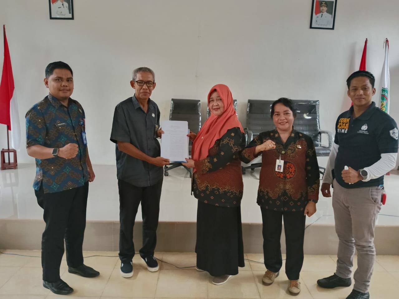 Tim Advokasi dan Kreatifitas Program dan PIC Kab. Luwu Timur Kunjungi Kesbangpol Luwu Timur